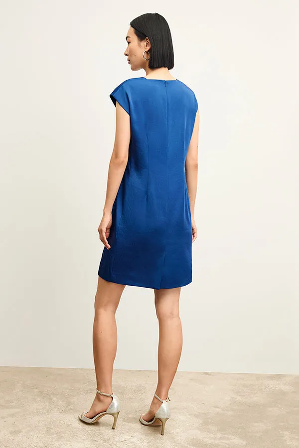 Maaza Dress - Everyday Satin :: Sapphire