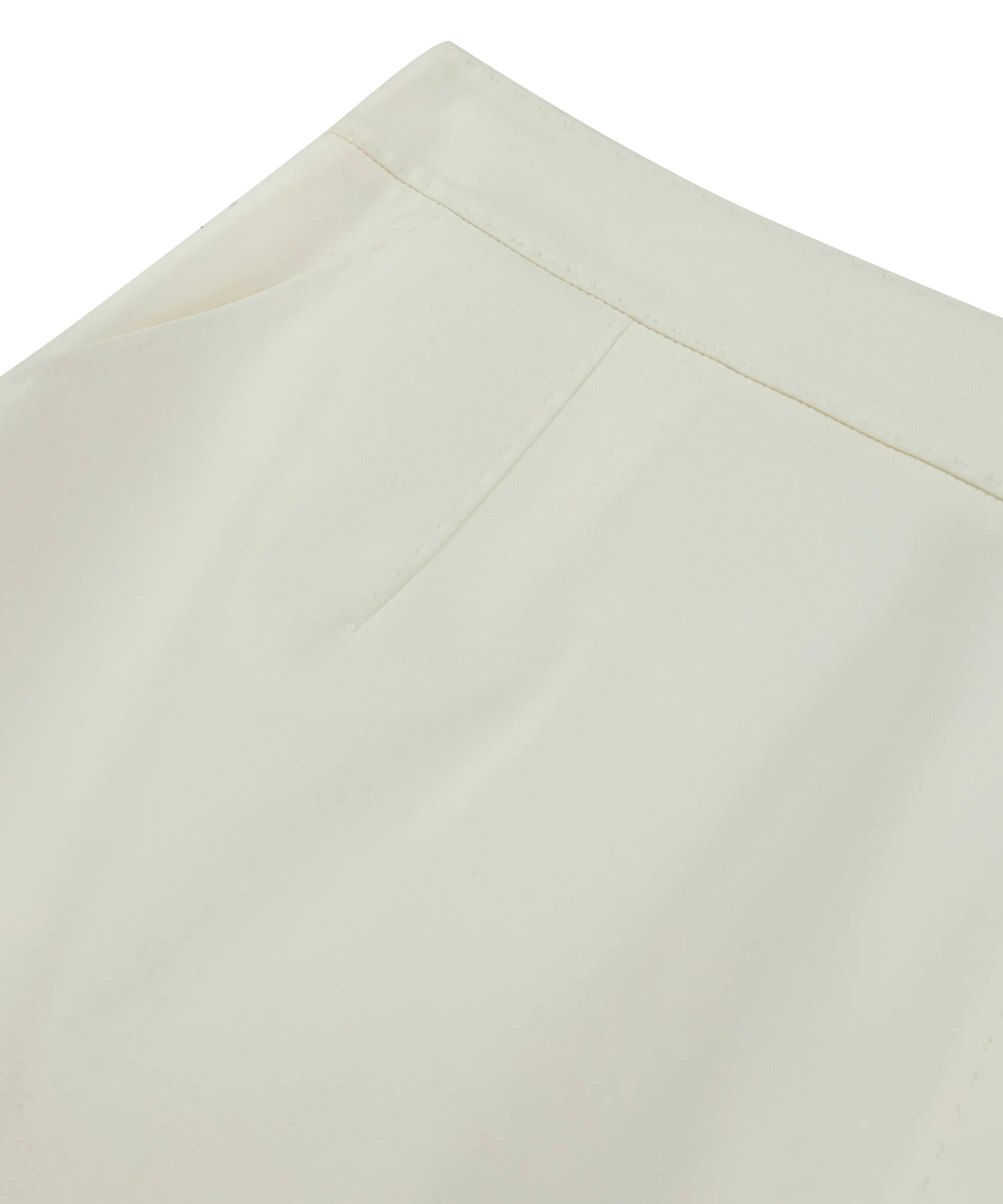 Machka Slit Pencil Skirt White