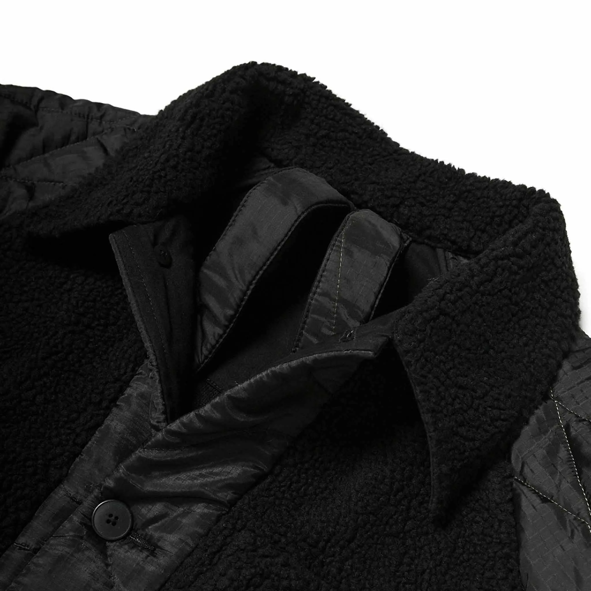 Maharishi Upcycled Grizzly Jacket Black