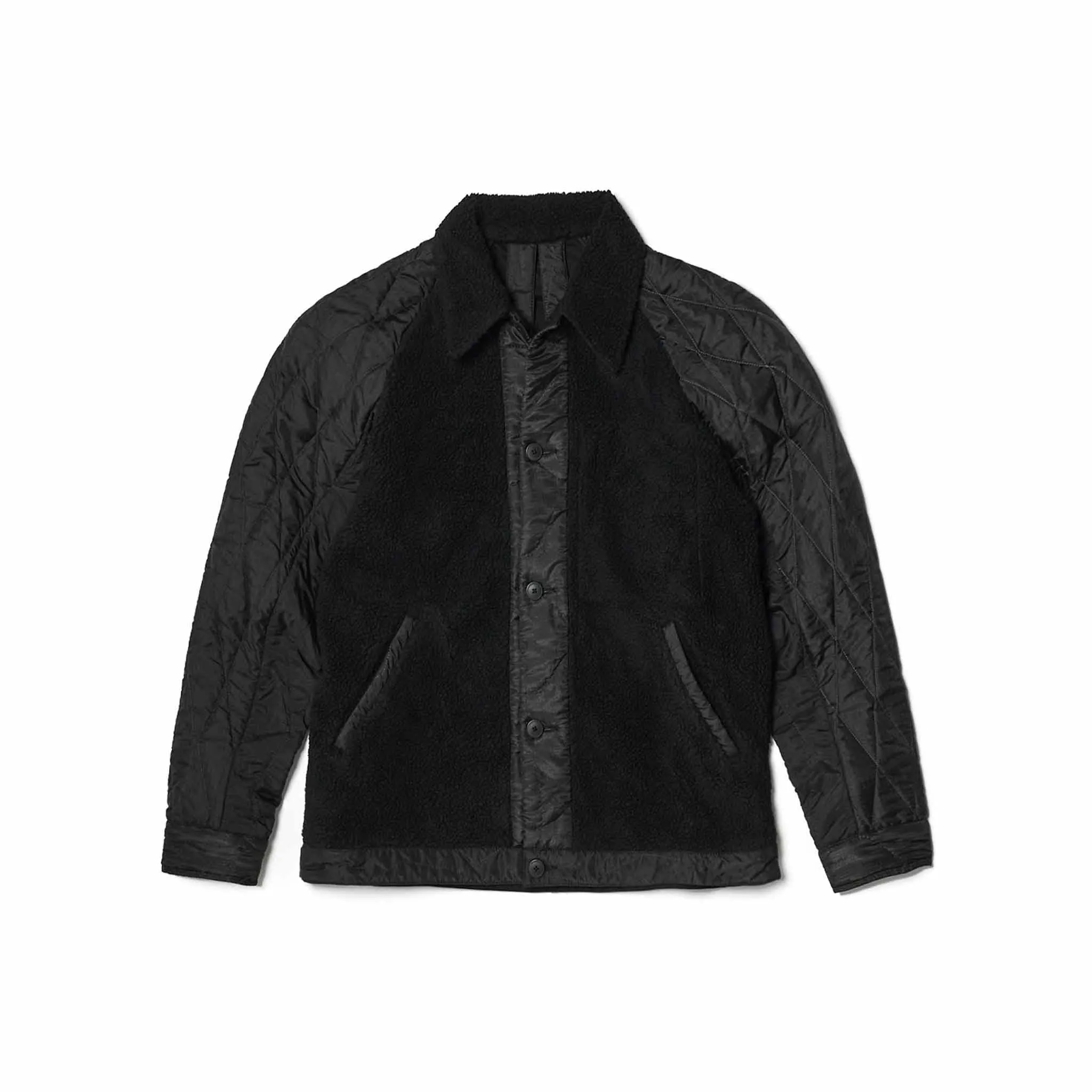 Maharishi Upcycled Grizzly Jacket Black