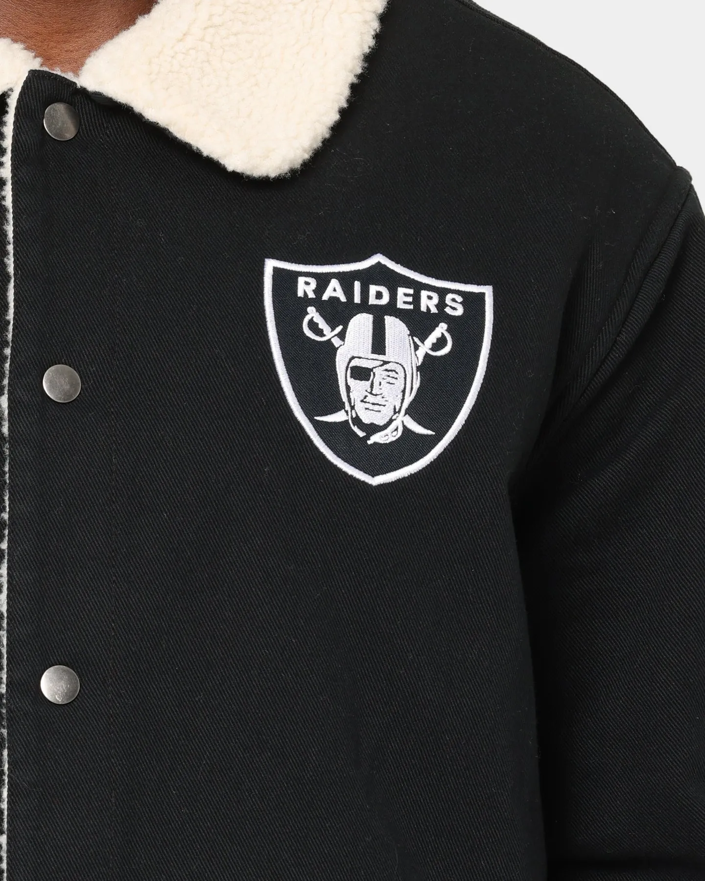 Majestic Athletic Las Vegas Raiders Sherpa Jacket Black