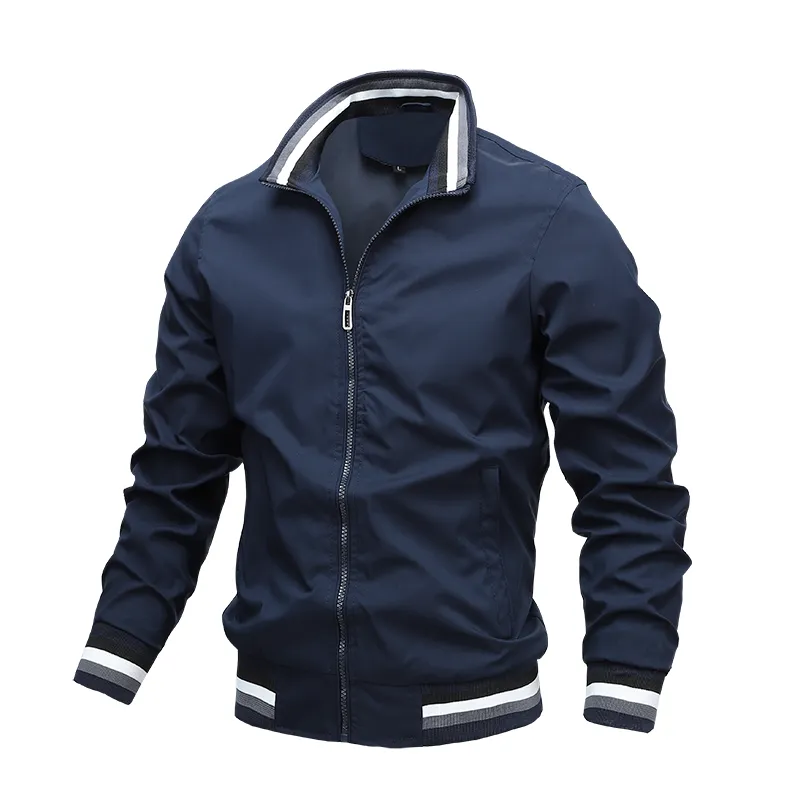 Mens Bomber Jacket, Casual Street wear, Slim Fit Pilot Coat