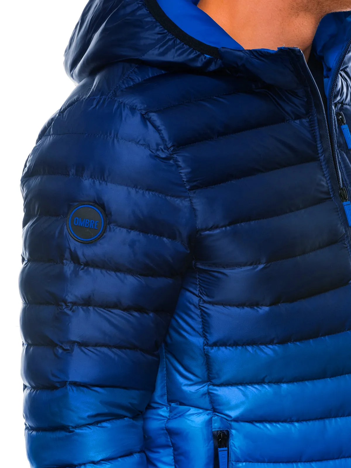 Men'S Quilted Winter Jacket Avalanche Dark Blue