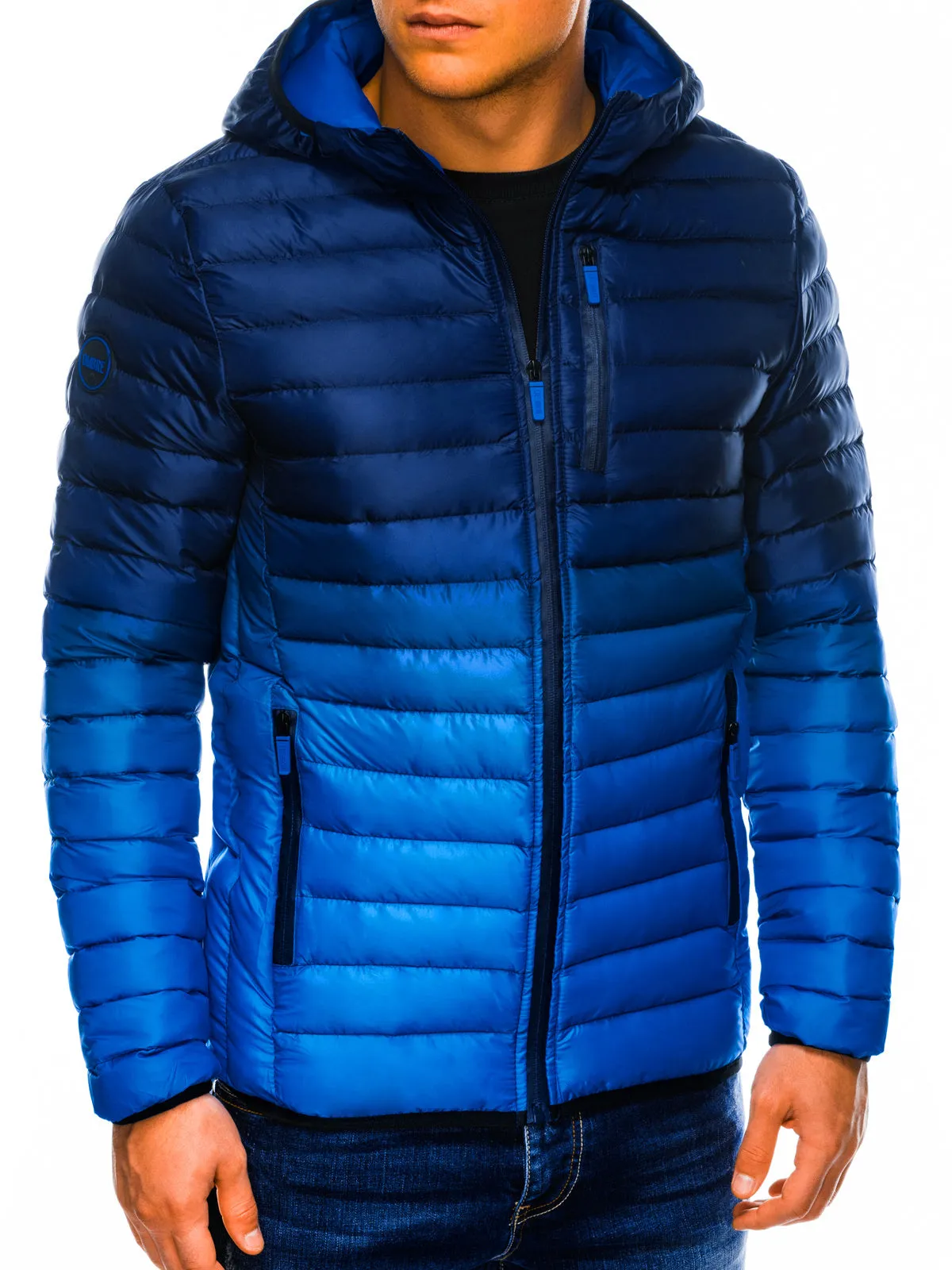 Men'S Quilted Winter Jacket Avalanche Dark Blue