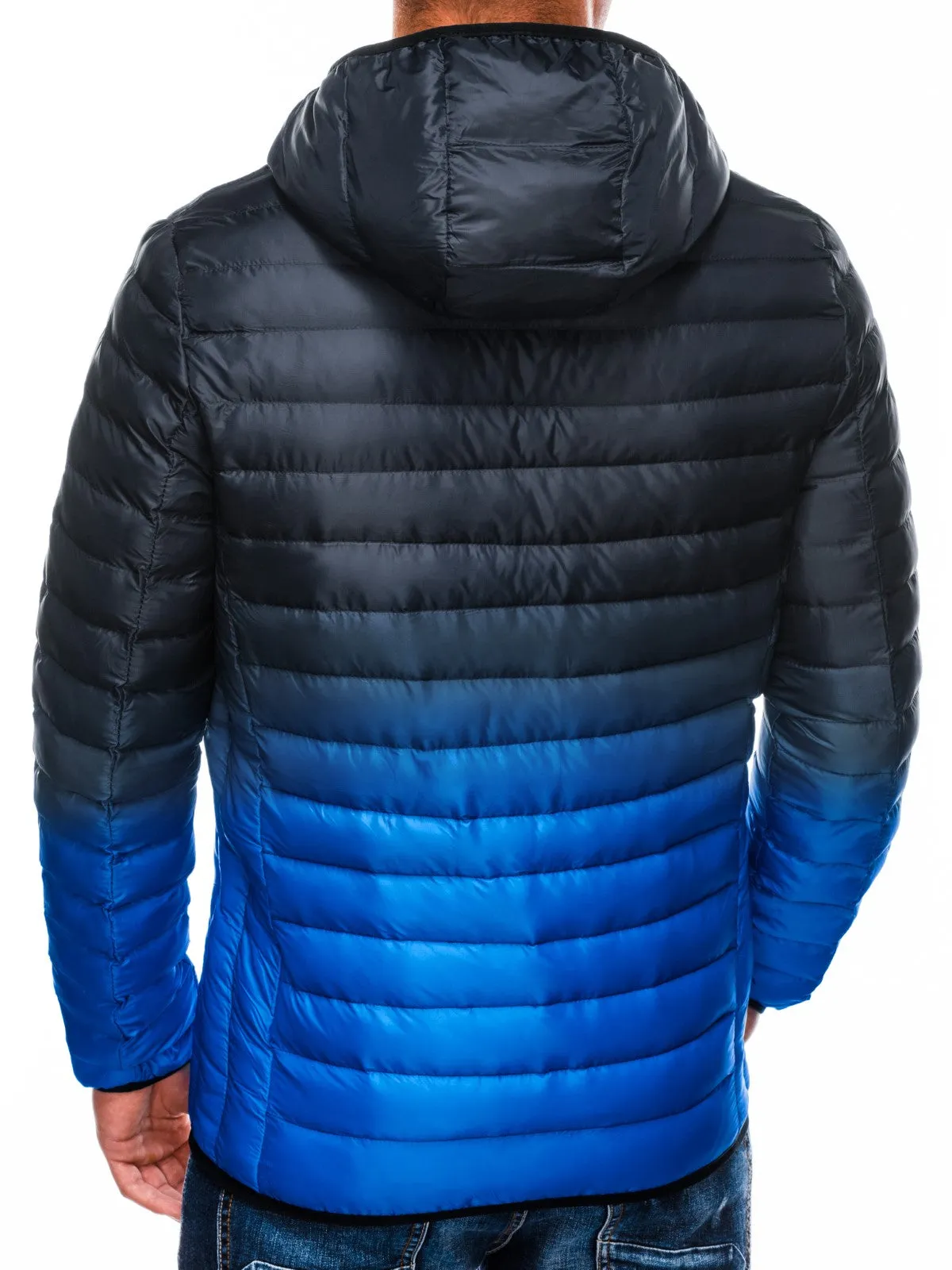 Men'S Quilted Winter Jacket Avalanche Dark Blue