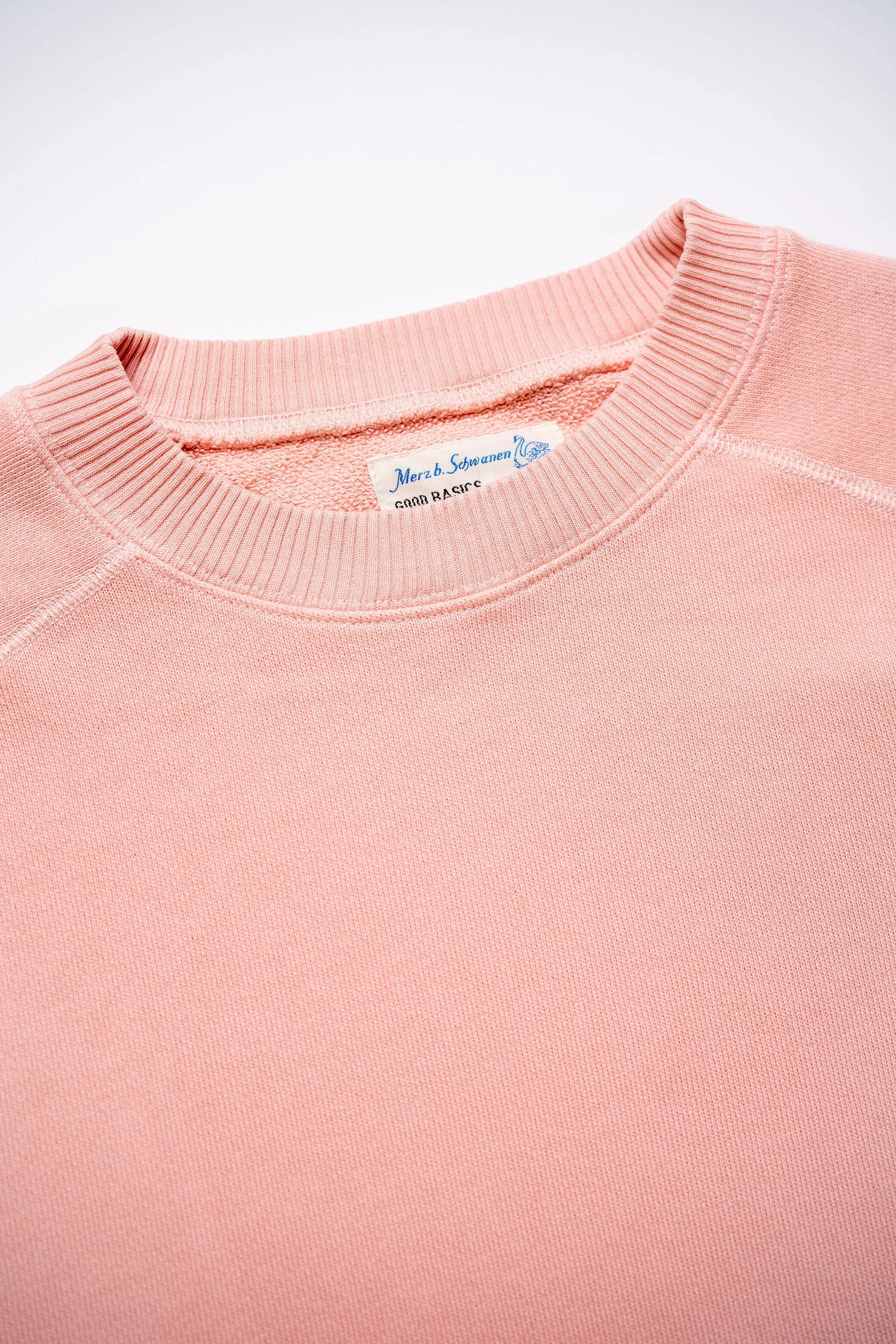 Merz b. Schwanen RGSW01 Good Basics Sweatshirt 10.6oz Organic Cotton - Peach