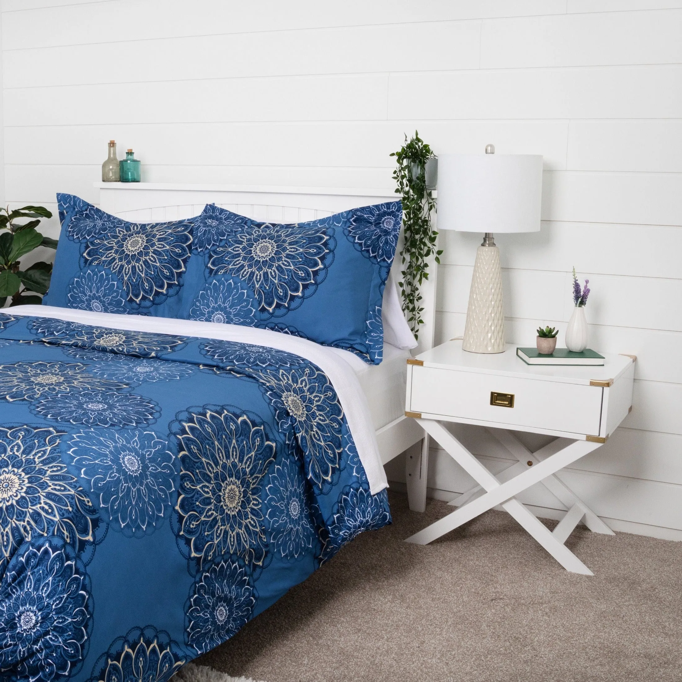 Midnight Floral Duvet Cover Set