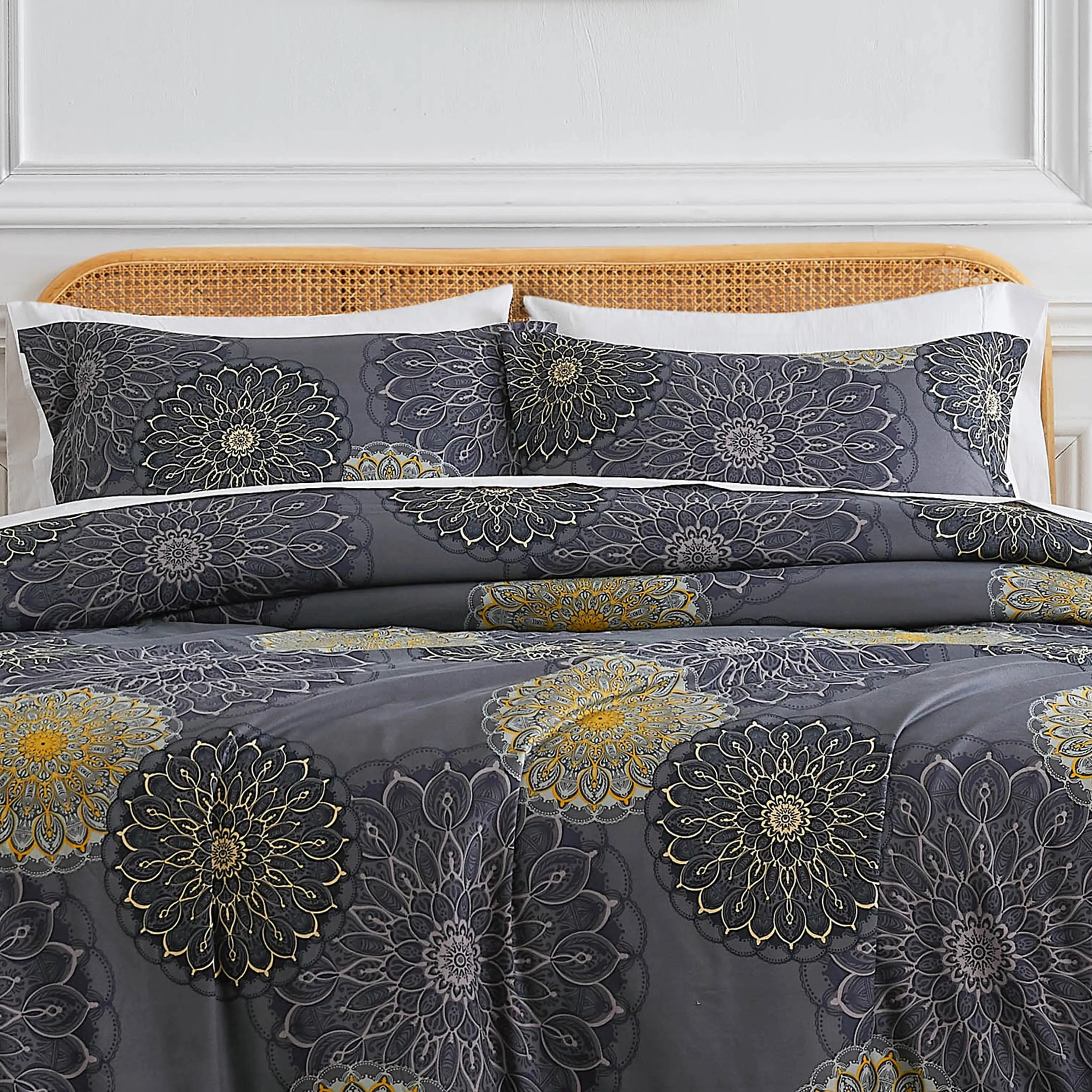 Midnight Floral Duvet Cover Set