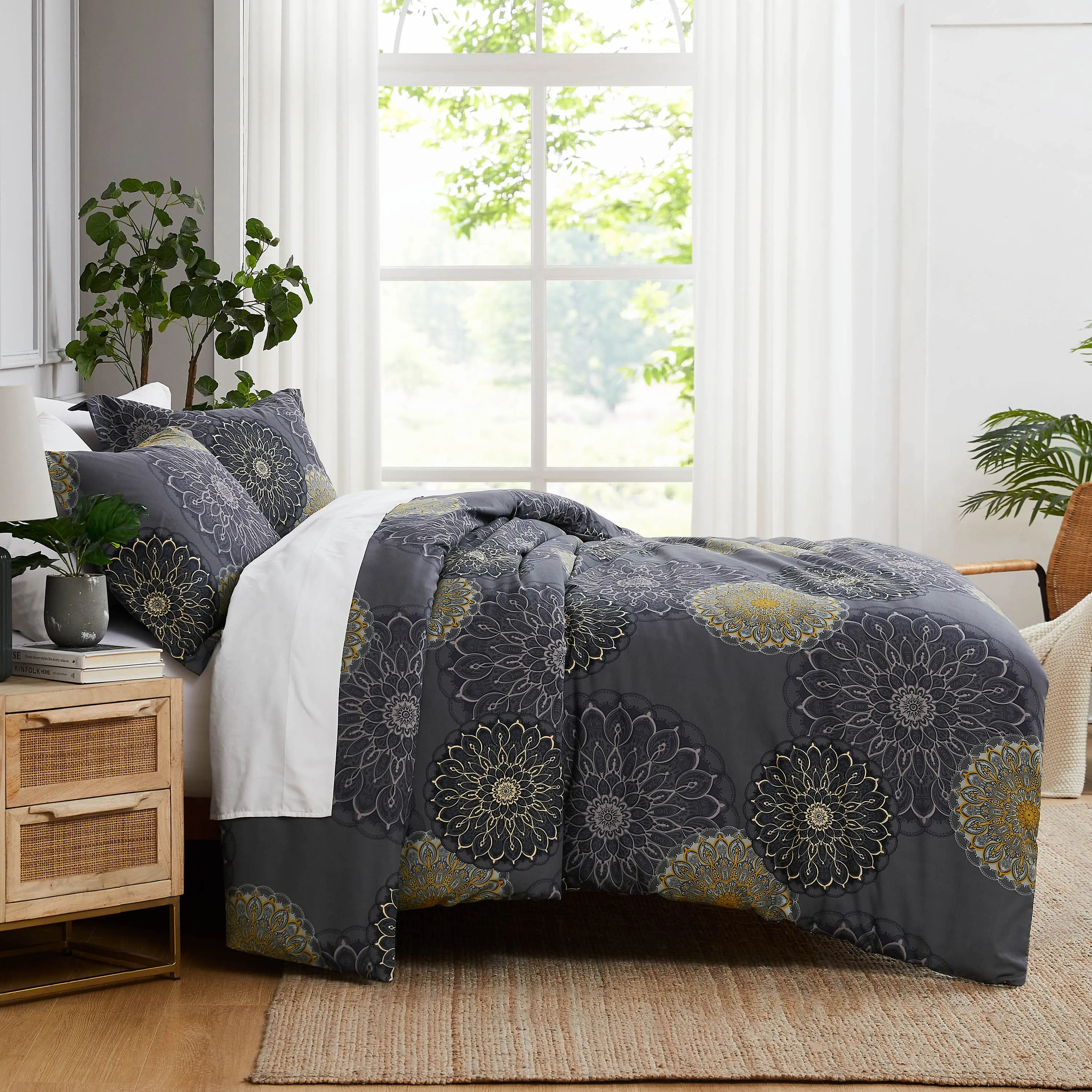 Midnight Floral Duvet Cover Set