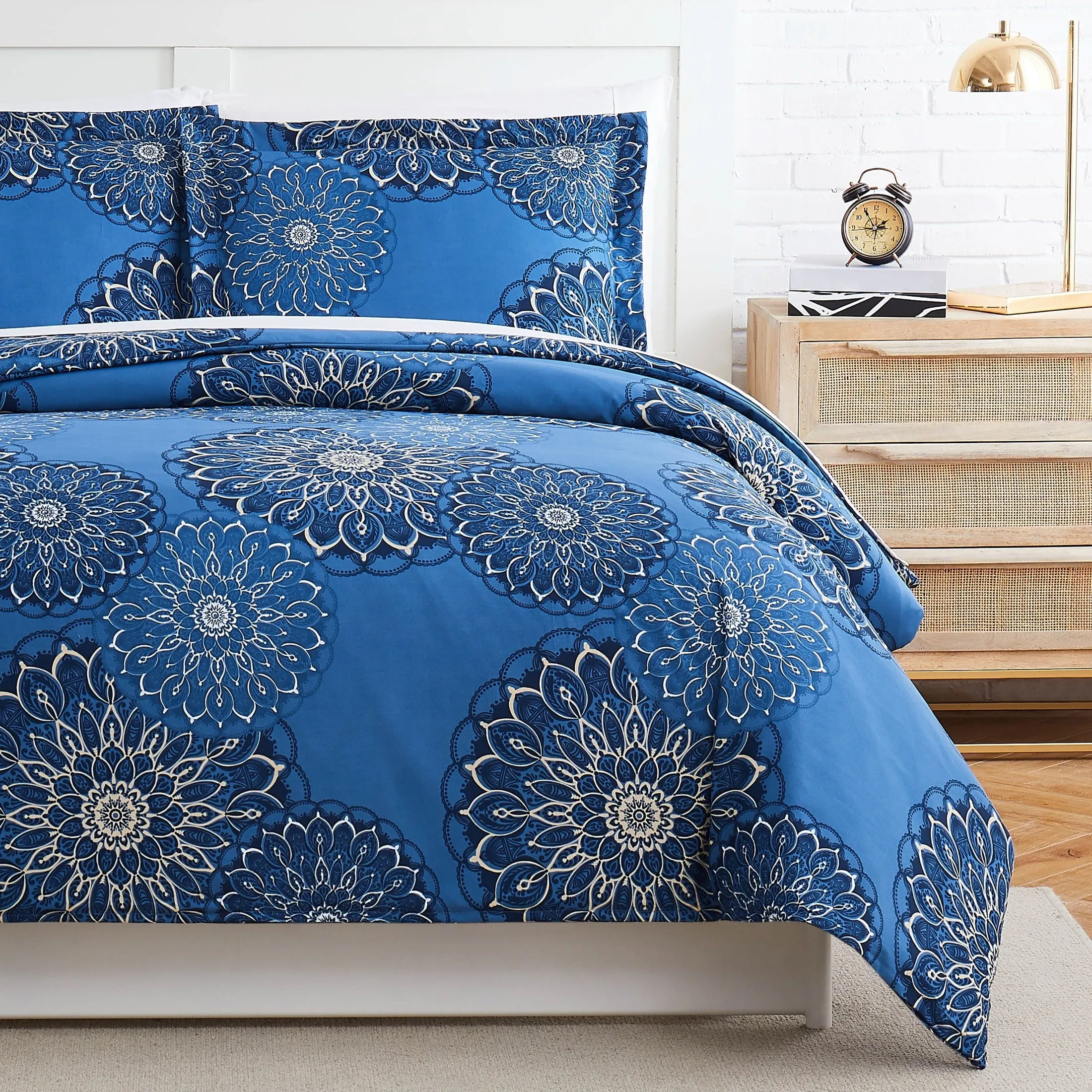 Midnight Floral Duvet Cover Set