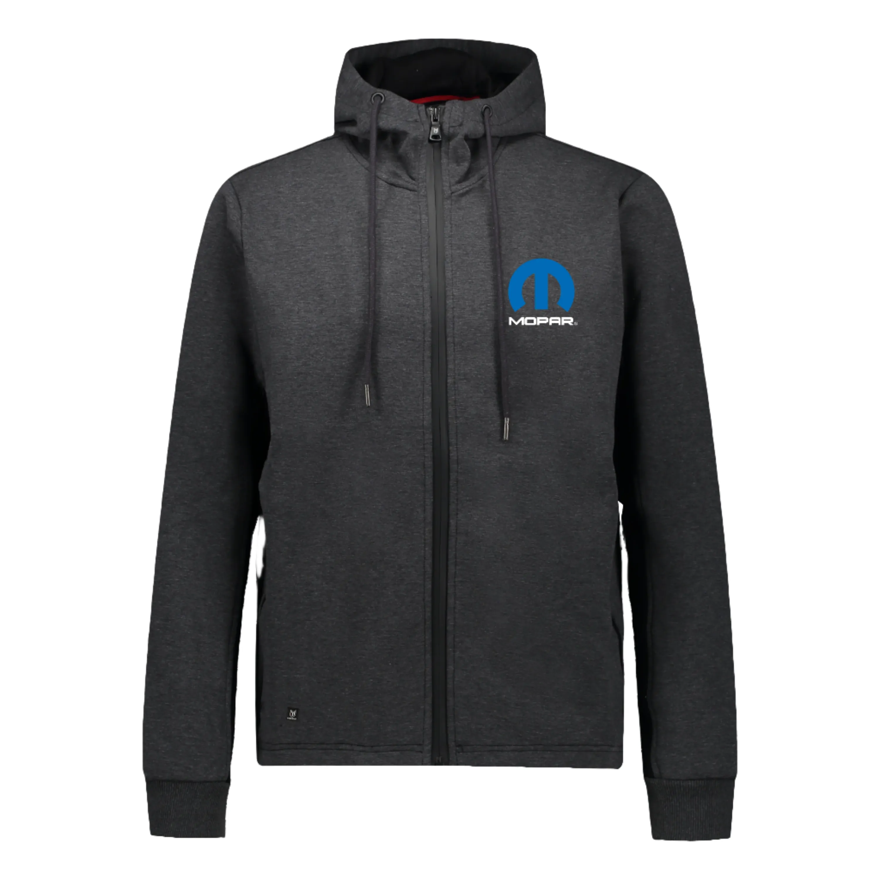 Mopar Grey/Black Full Zip Hoodie