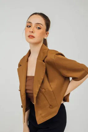 Nadine Double-Breasted Blazer Top