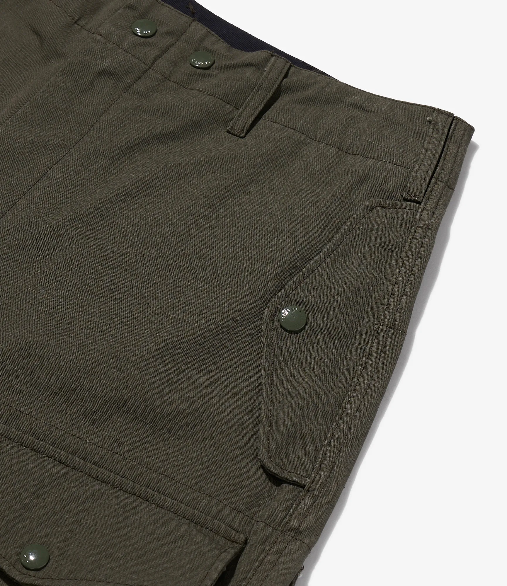 NNY x Blue in Green x Packer - Over FA Pant - Olive H.W. Cotton Ripstop