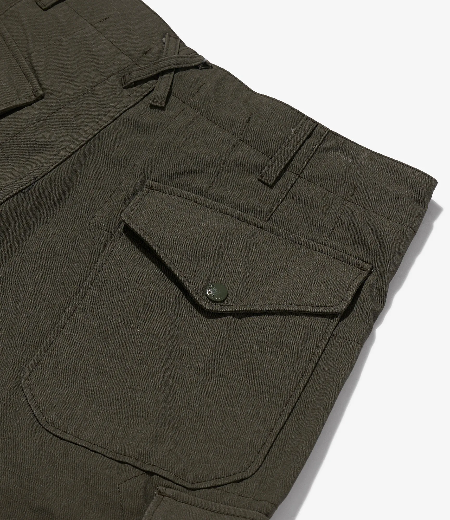 NNY x Blue in Green x Packer - Over FA Pant - Olive H.W. Cotton Ripstop