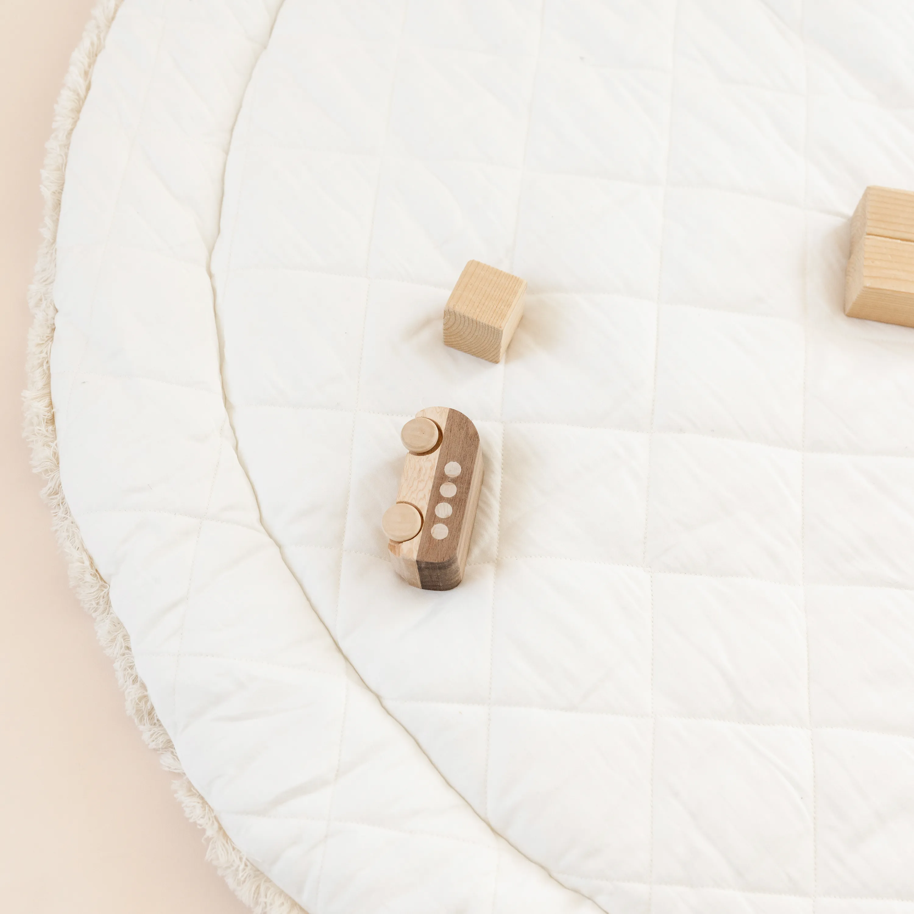 Organic Cotton Quilted Play Mat - Blossom