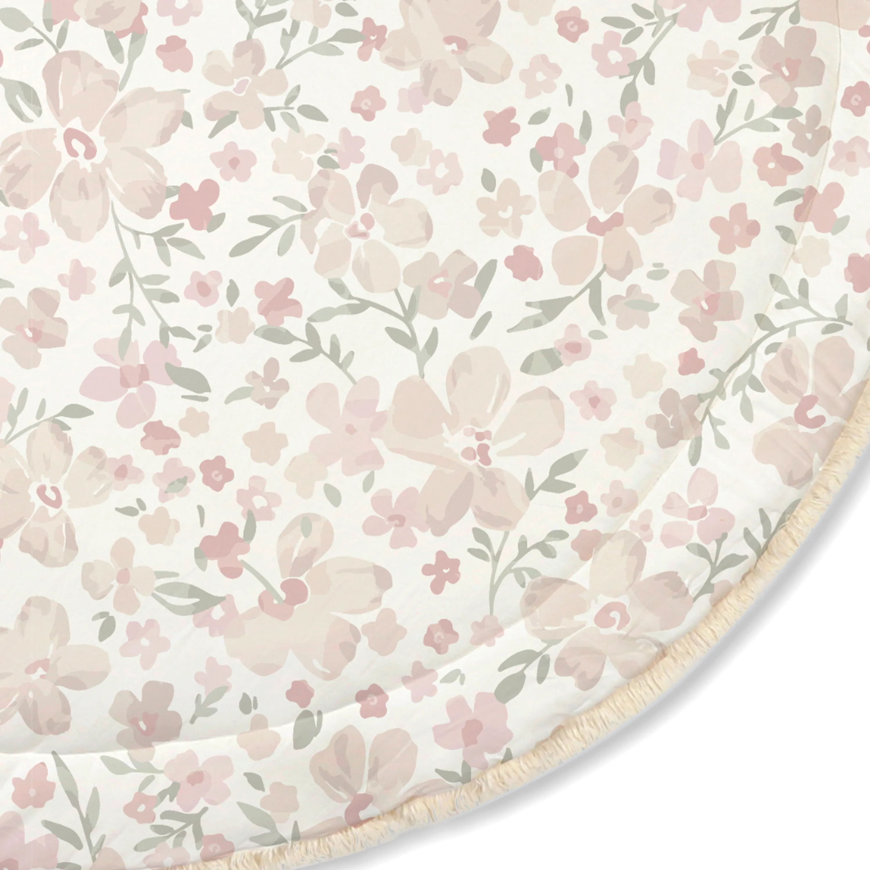 Organic Cotton Quilted Play Mat - Blossom