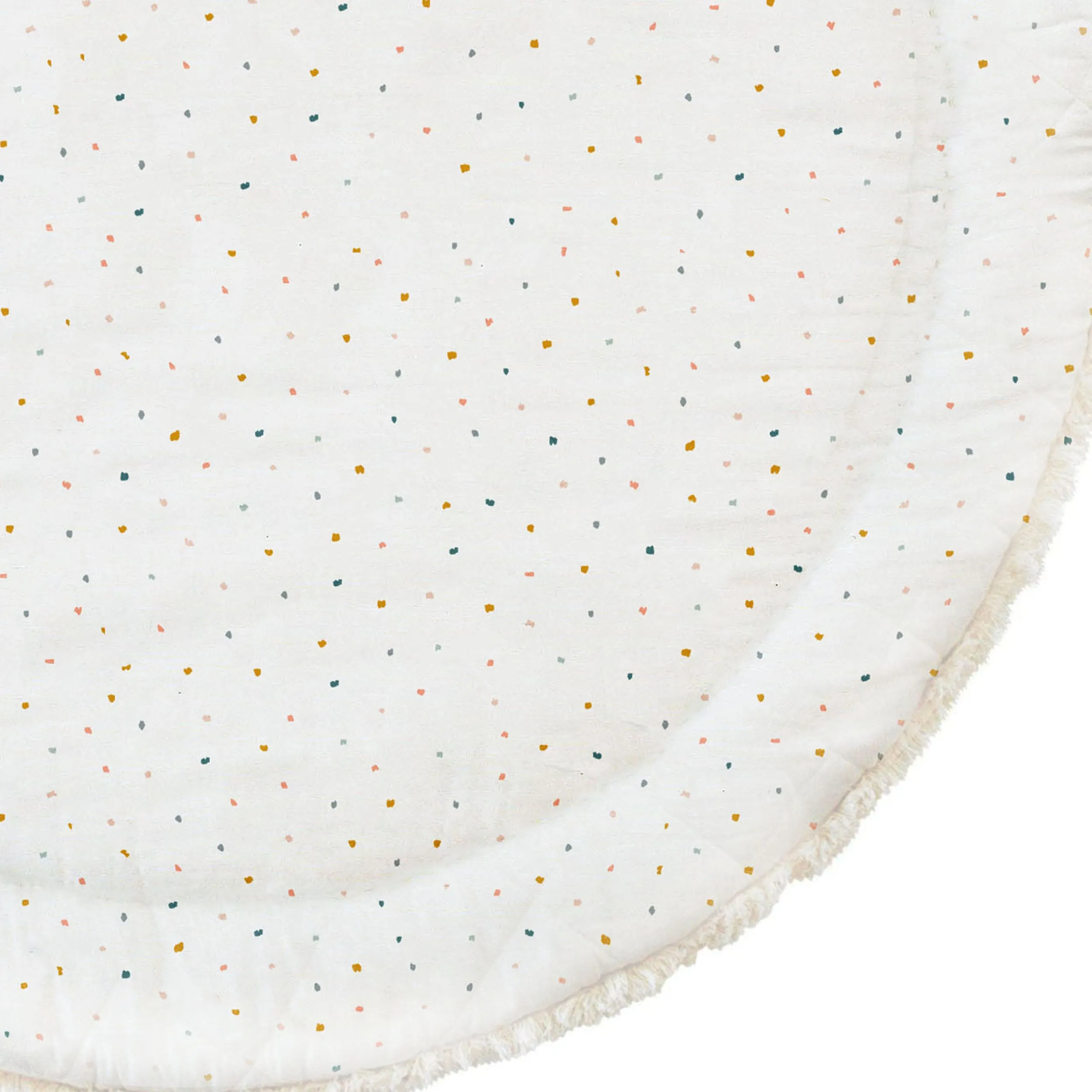 Organic Cotton Quilted Play Mat - Dotty