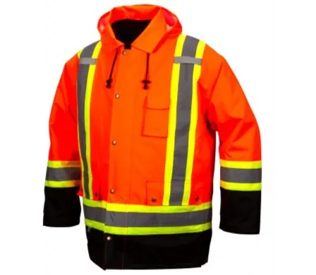 Parka - Pyramex 7-in-1 Hi-Vis Orange Winter Jacket RC7P35