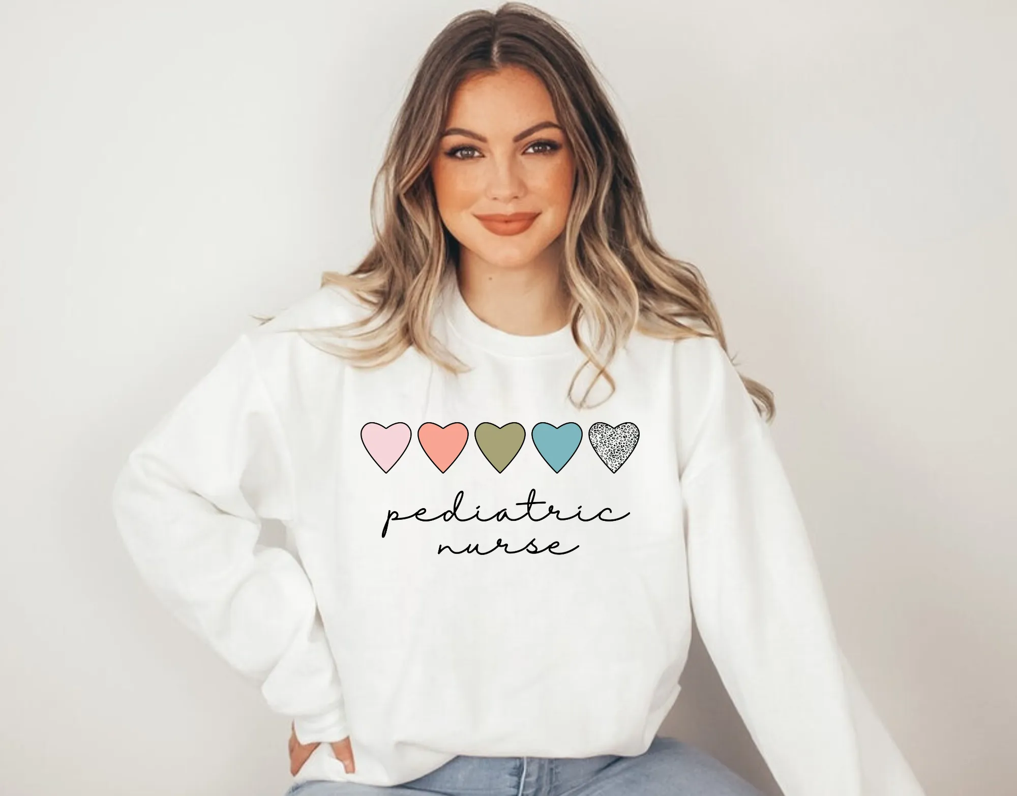 Pediatric Nurse Crewneck Sweatshirt