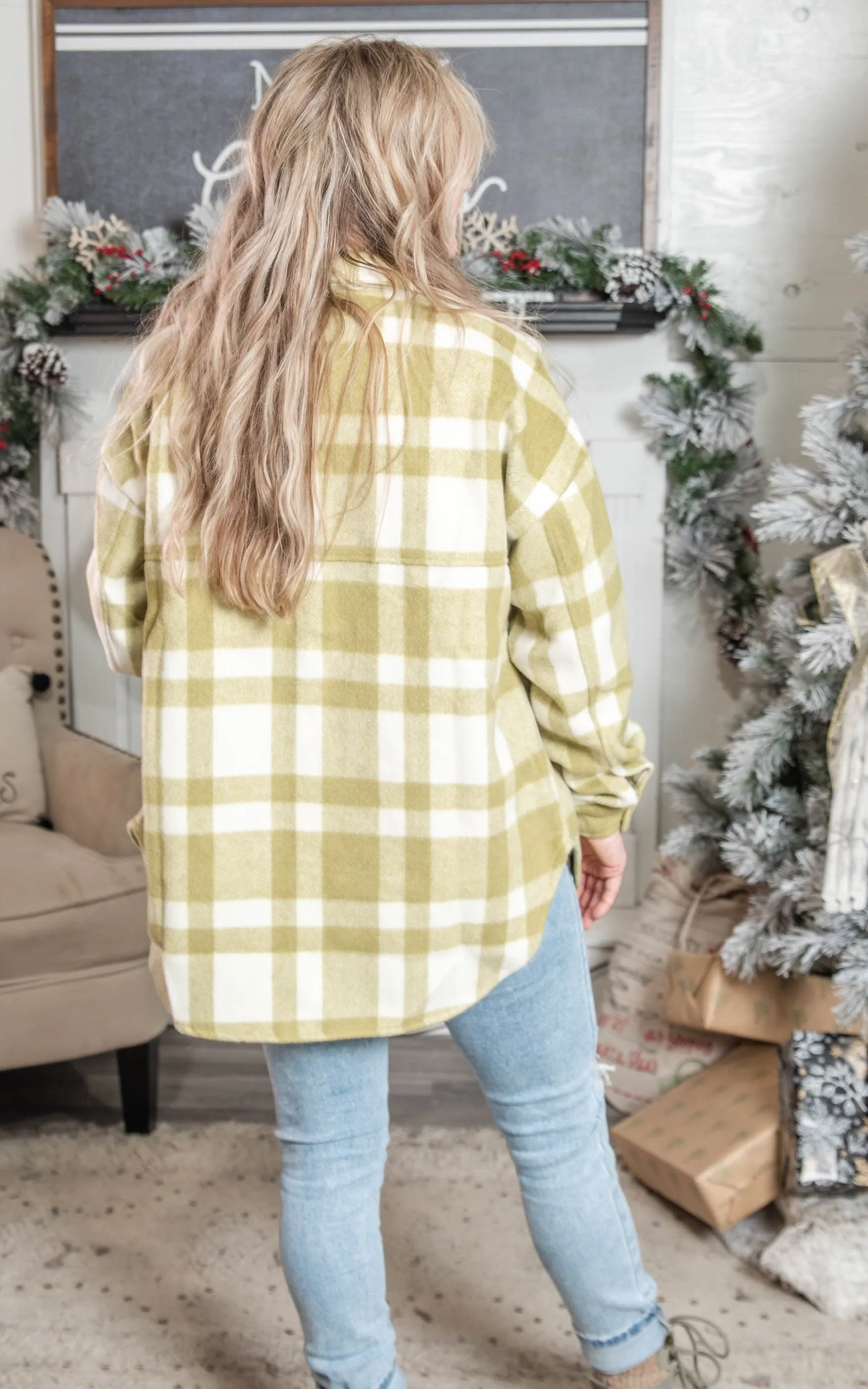 Plaid Oversized Shacket- Final Sale