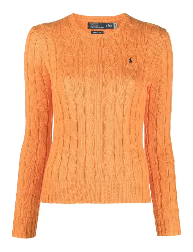 Polo Ralph Lauren Cable-Knit Cotton Crewneck Jumper