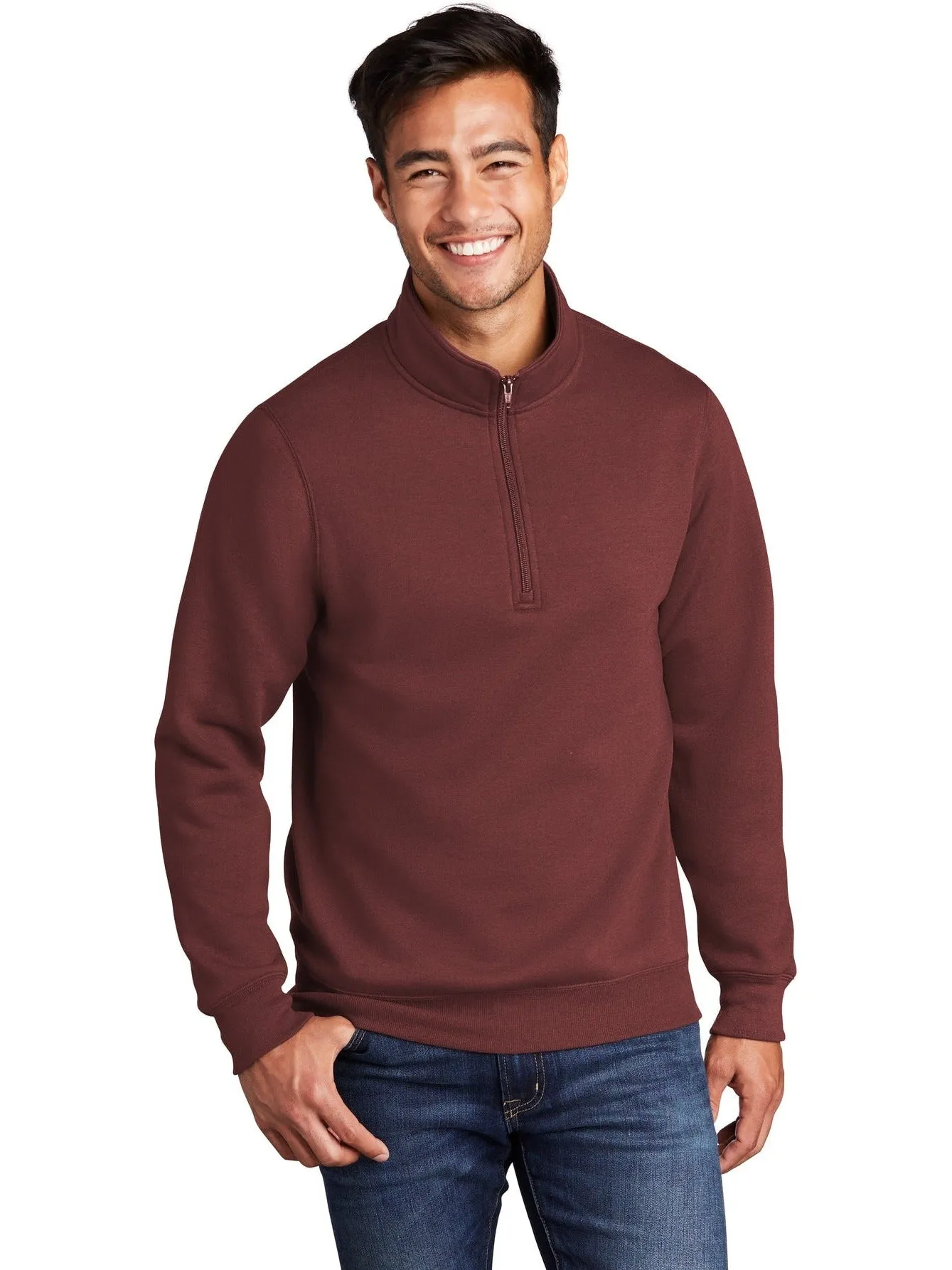 Port & Company Core Fleece 1/4-Zip Pullover Sweatshirt