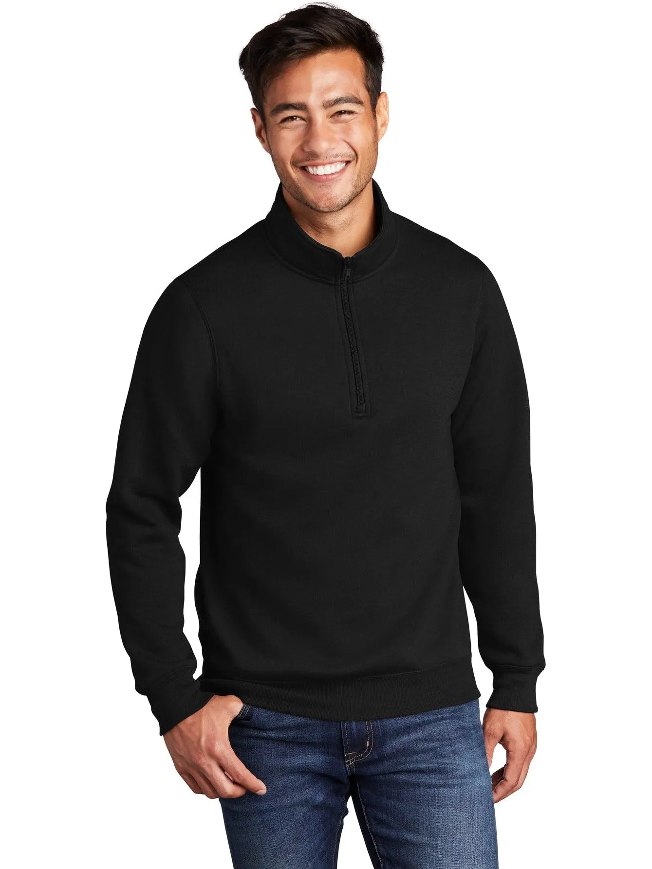 Port & Company Core Fleece 1/4-Zip Pullover Sweatshirt