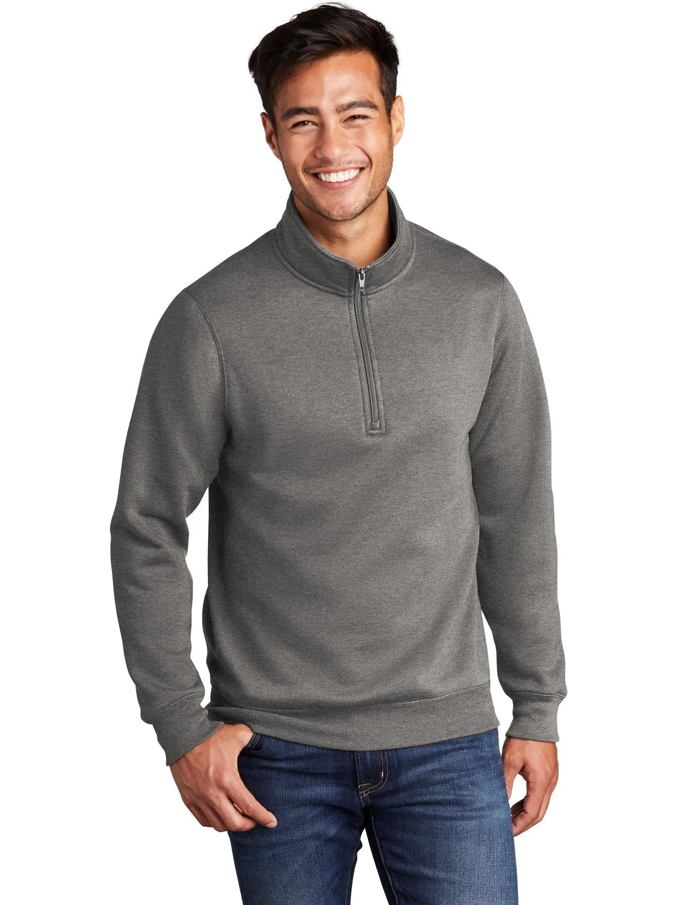 Port & Company Core Fleece 1/4-Zip Pullover Sweatshirt