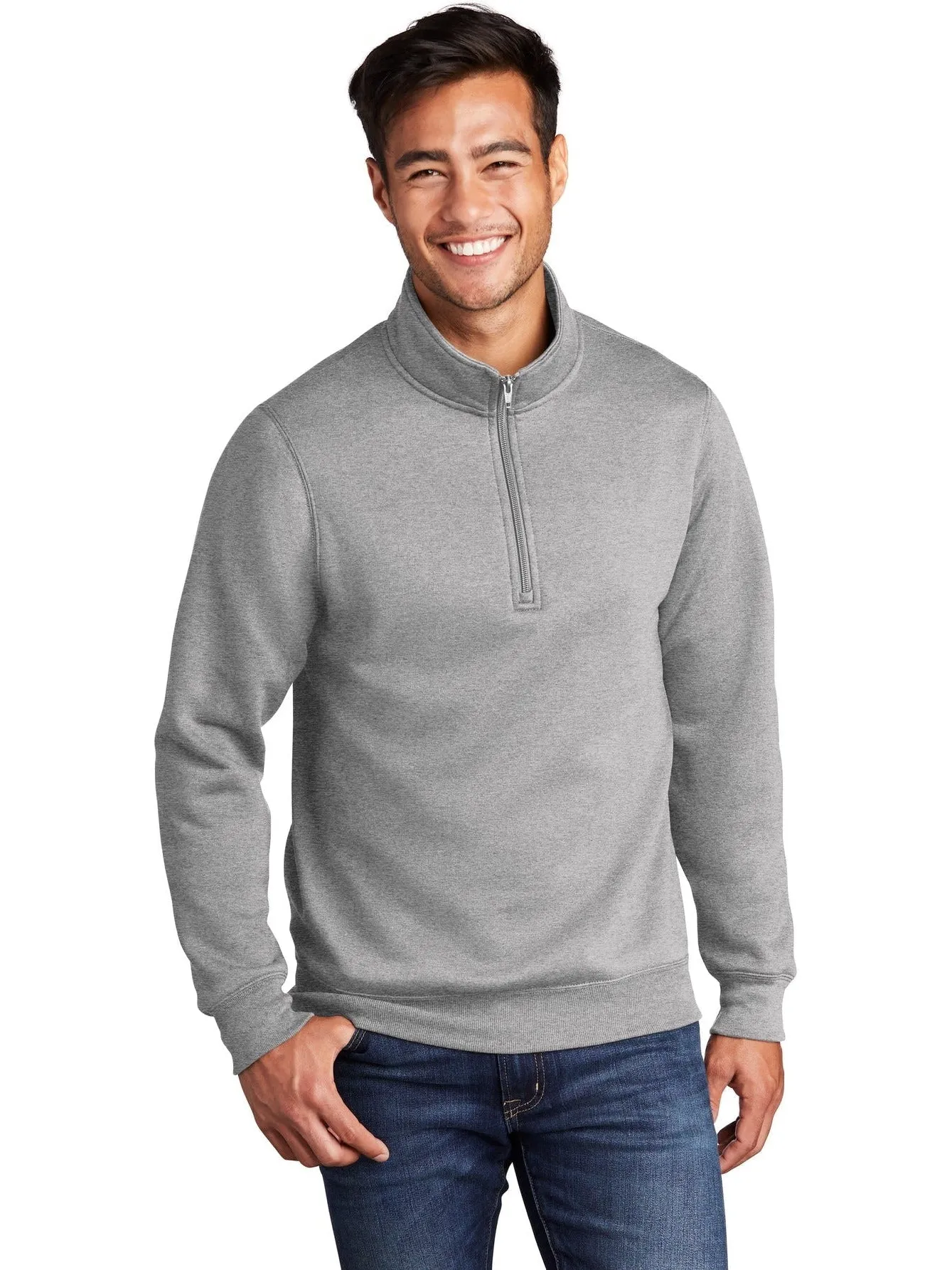 Port & Company Core Fleece 1/4-Zip Pullover Sweatshirt