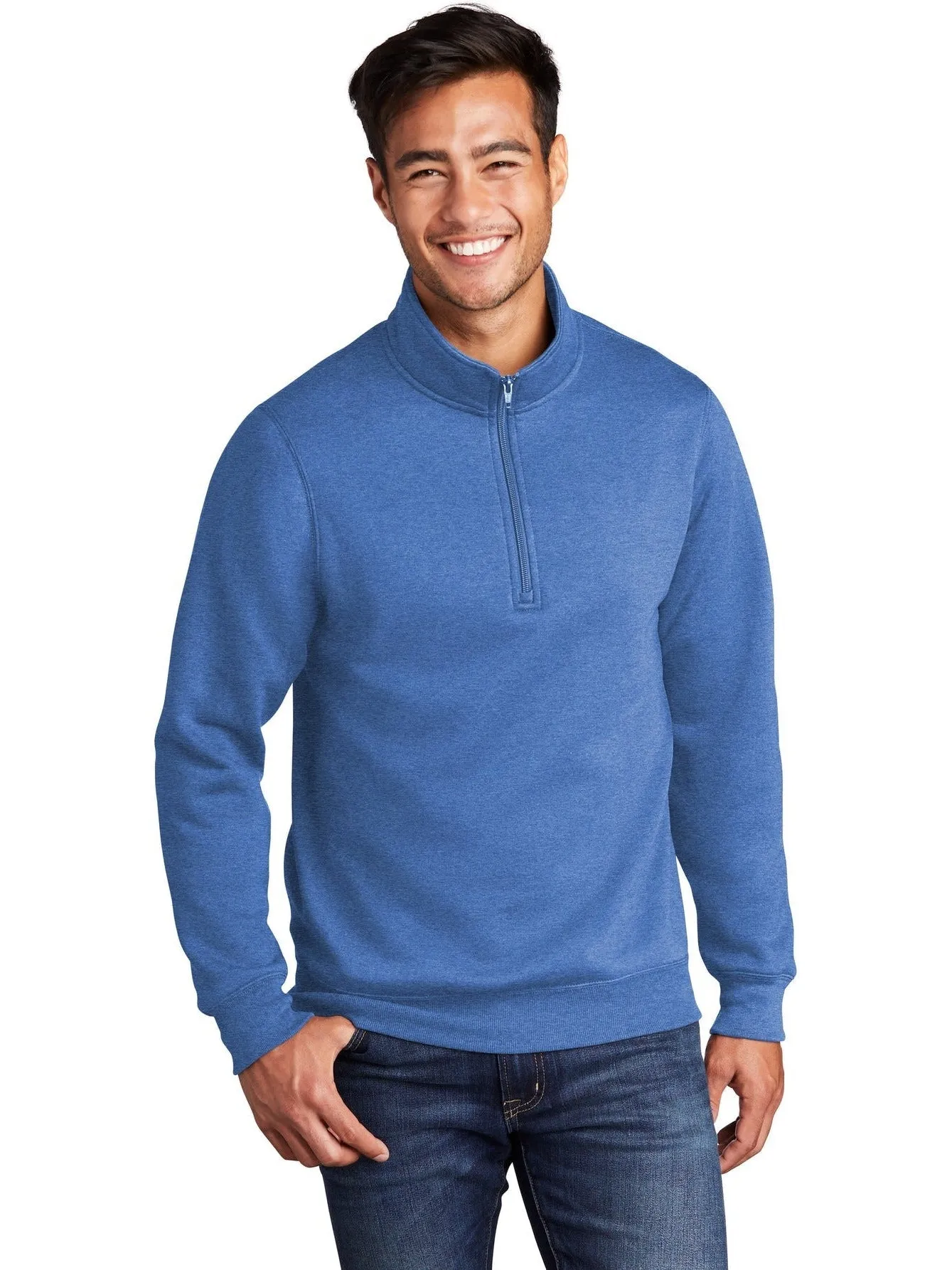 Port & Company Core Fleece 1/4-Zip Pullover Sweatshirt