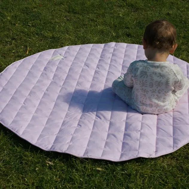 Quilted Linen Baby Play Mat