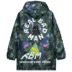 REAL BAD MAN SPIRITUAL BASS STADIUM JACKET // GREEN JUNGLE