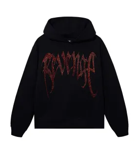 Revenge x Xxxtentacion Heartbreak Bejeweled Hoodie Black