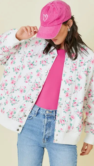 Rosetta Bloom Bomber Jacket