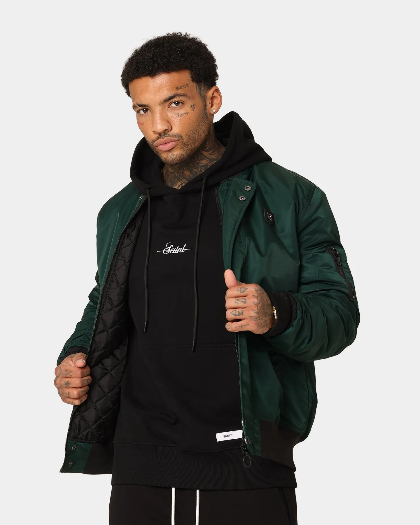 Saint Morta Annex Bomber Jacket Stadium Green