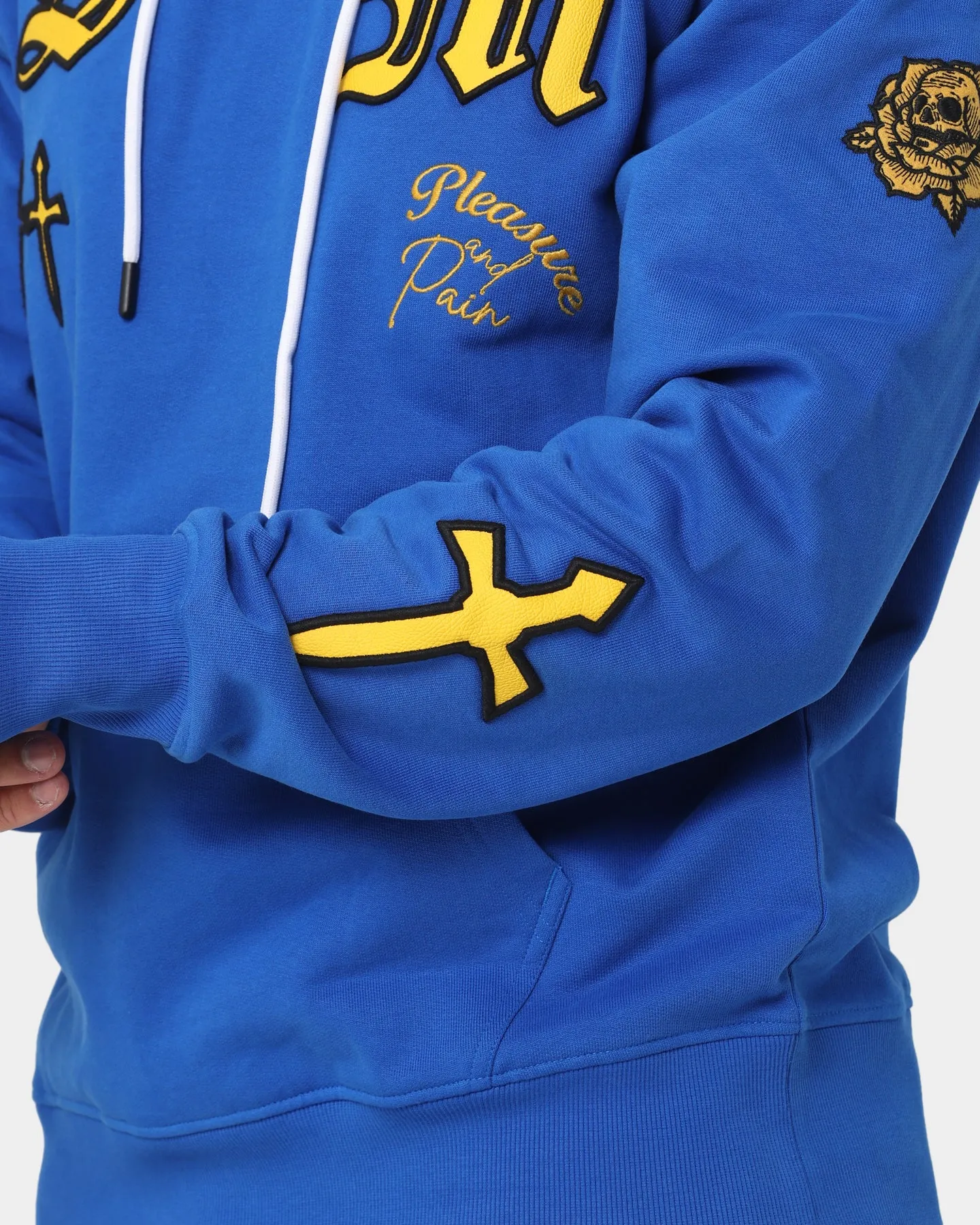 Saint Morta Graveyard Hoodie Royal/Black/Gold