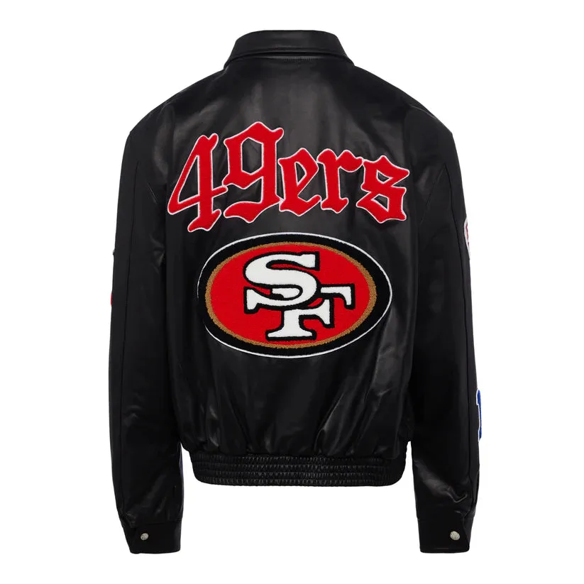 SAN FRANCISCO 49ERS LEATHER JACKET