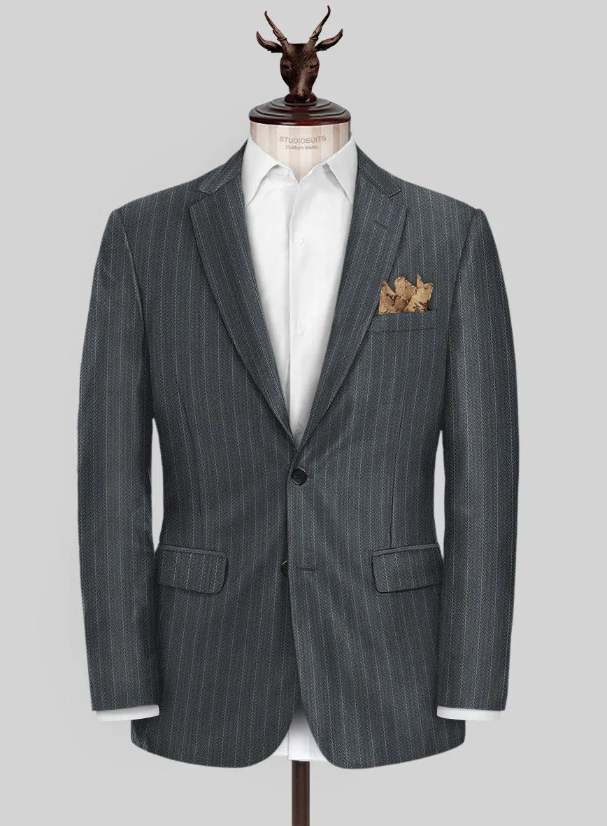 Scabal Londoner Metra Gray Wool Jacket