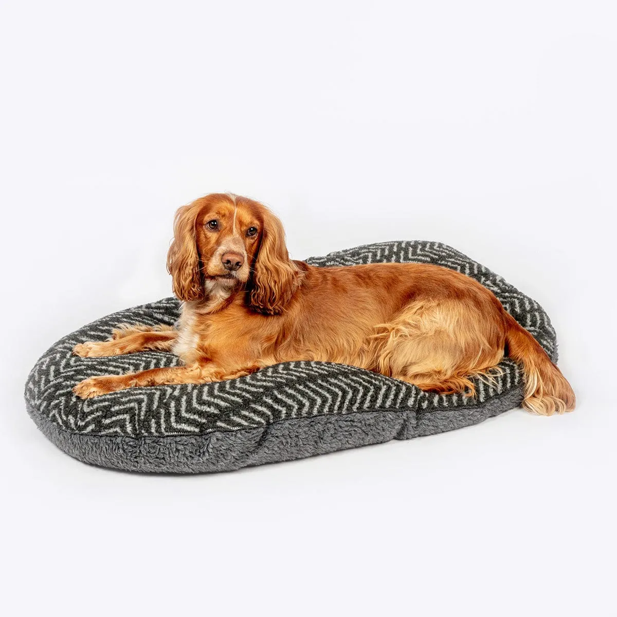 Sherpa Fleece Luxury Quilted Mattress Dog Bed