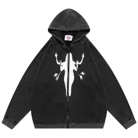 Silhouette Zip Hoodie