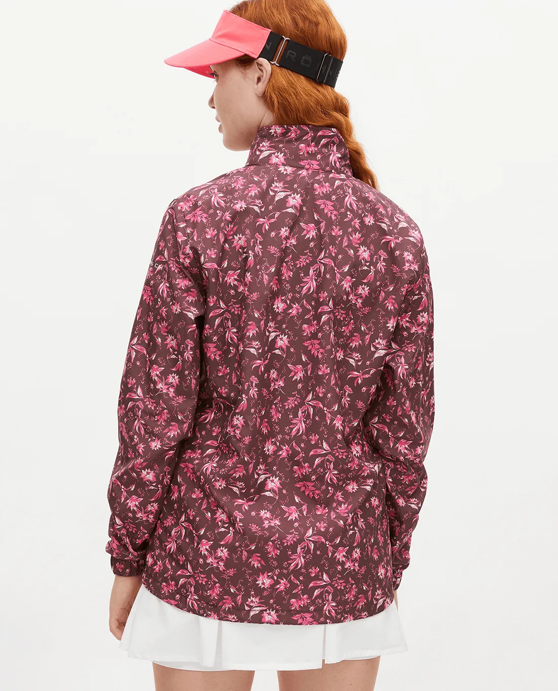 SIZE M -ROHNISCH Packable Wind Jacket Neon Flower Pink