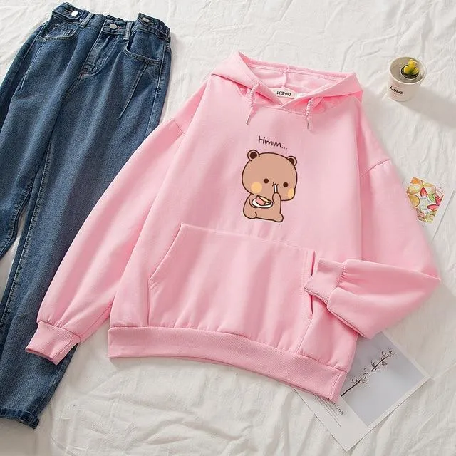 Snacking Bear Soft Hoodie