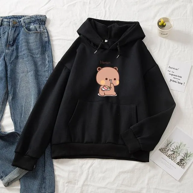 Snacking Bear Soft Hoodie