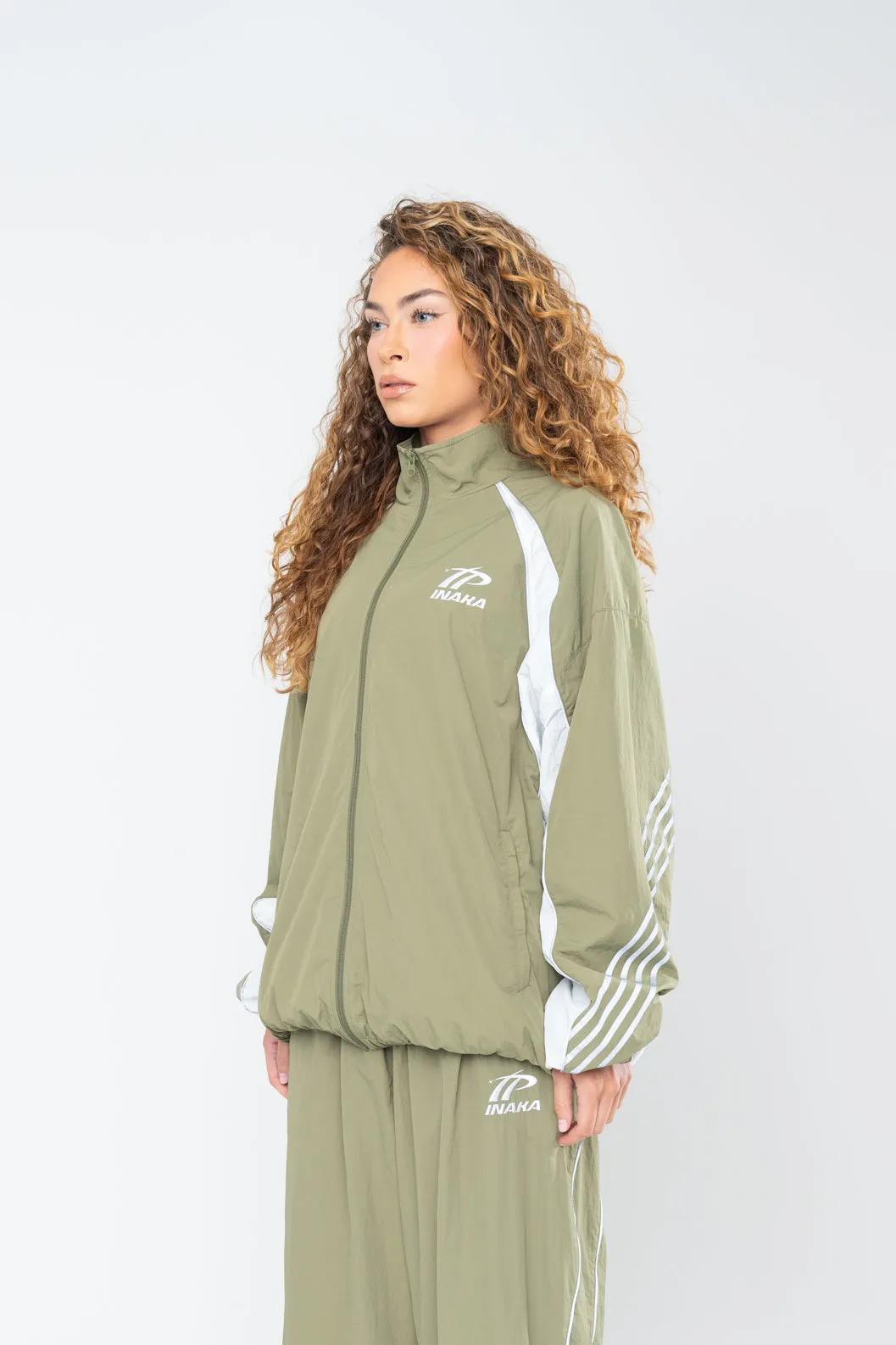 SPORTSWEAR TRACK JACKET - BURNT OLIVE