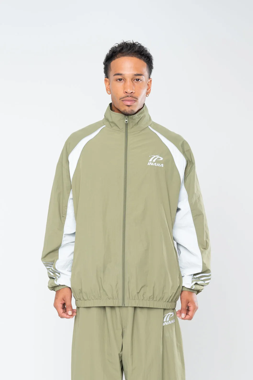 SPORTSWEAR TRACK JACKET - BURNT OLIVE