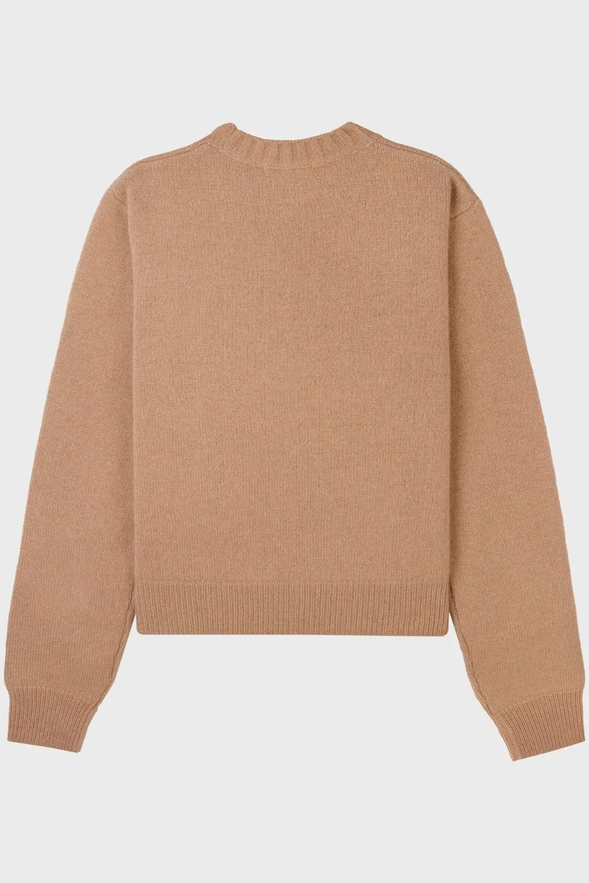 Sporty & Rich SRC Cashmere Jumper - Camel/ White