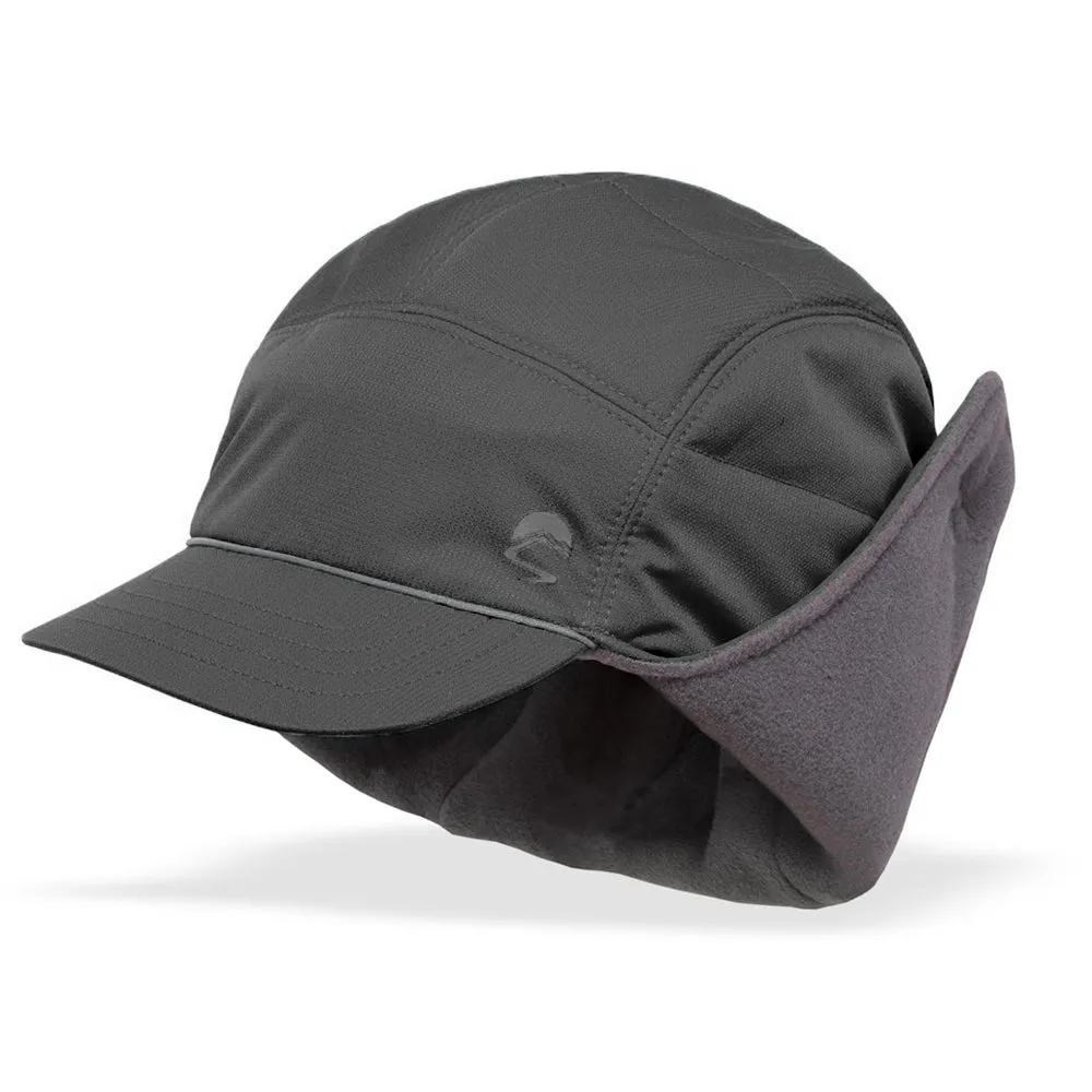 Sunday Afternoons Black Alpine Quilted Trapper Hat (Unisex)