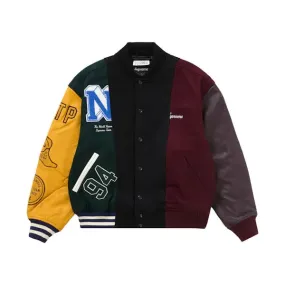 Supreme MM6 Maison Margiela Split Varsity Jacket Multicolor