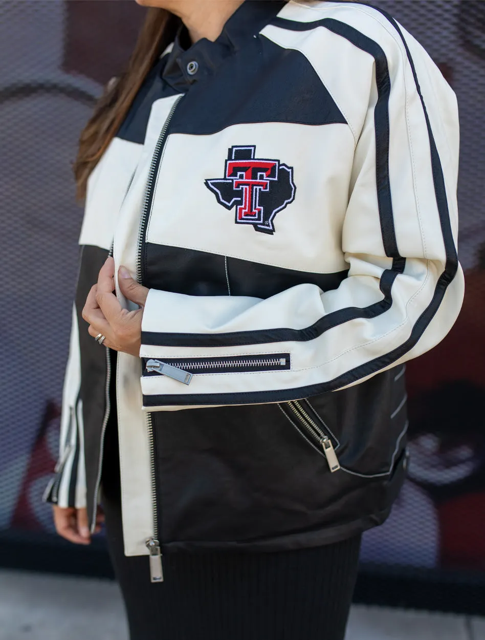 Texas Tech Rivalry Runway "Blazing Trail" Moto Jacket