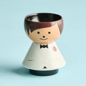 The James Egg Cup - White Dinner Jacket Edition